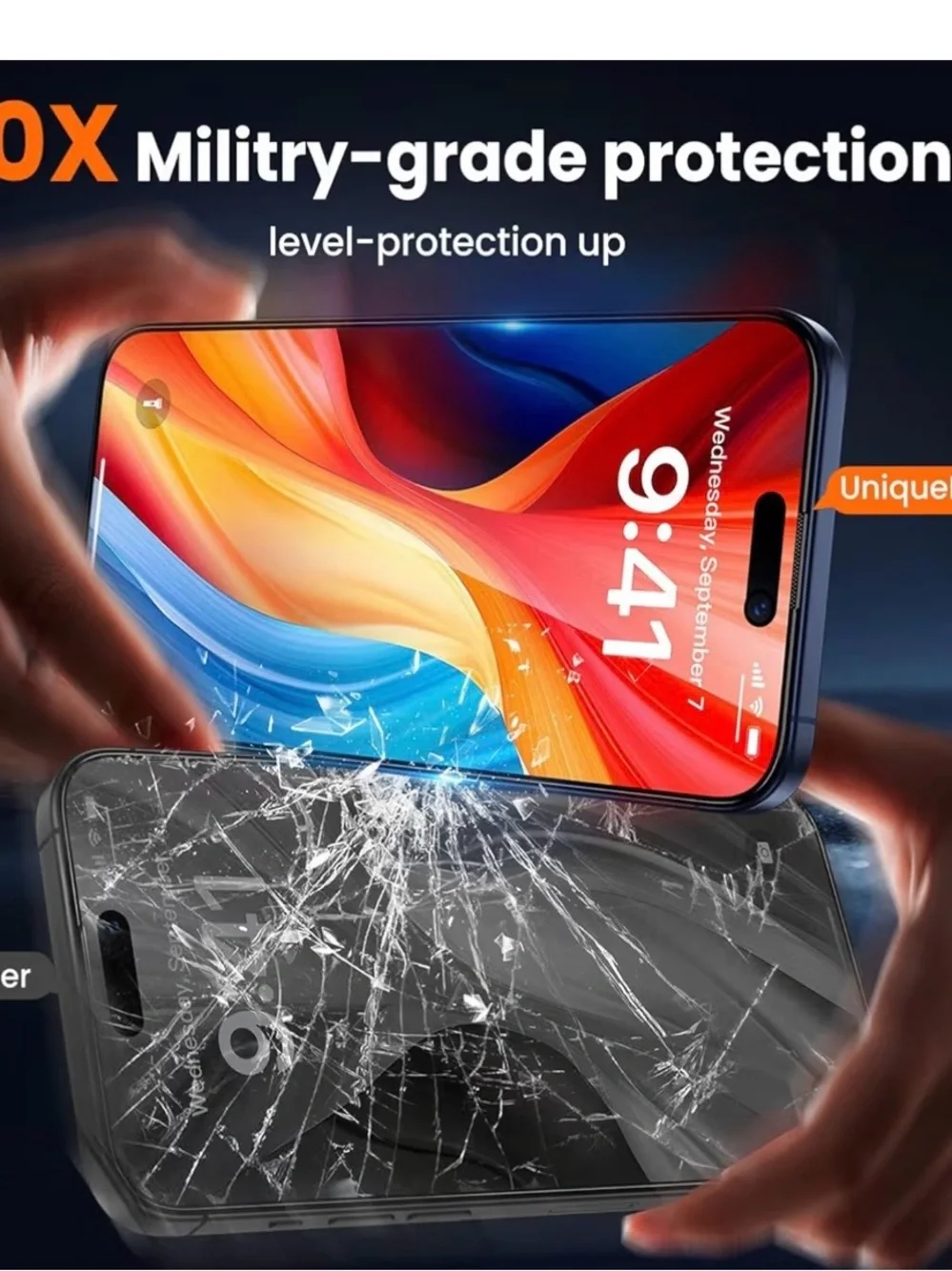 UNIQUEME IPhone 15 Pro 2 Inch Screen Protector NIB